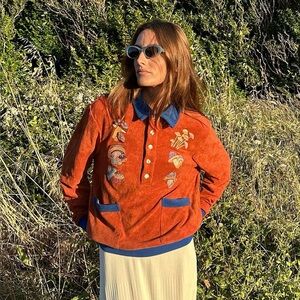 Tombolo “Disco Funghi” Cabana Shirt as worn by Willow Smith